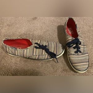 Keds striped low top sneakers 8.5